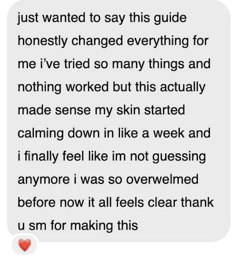 Customer testimonial