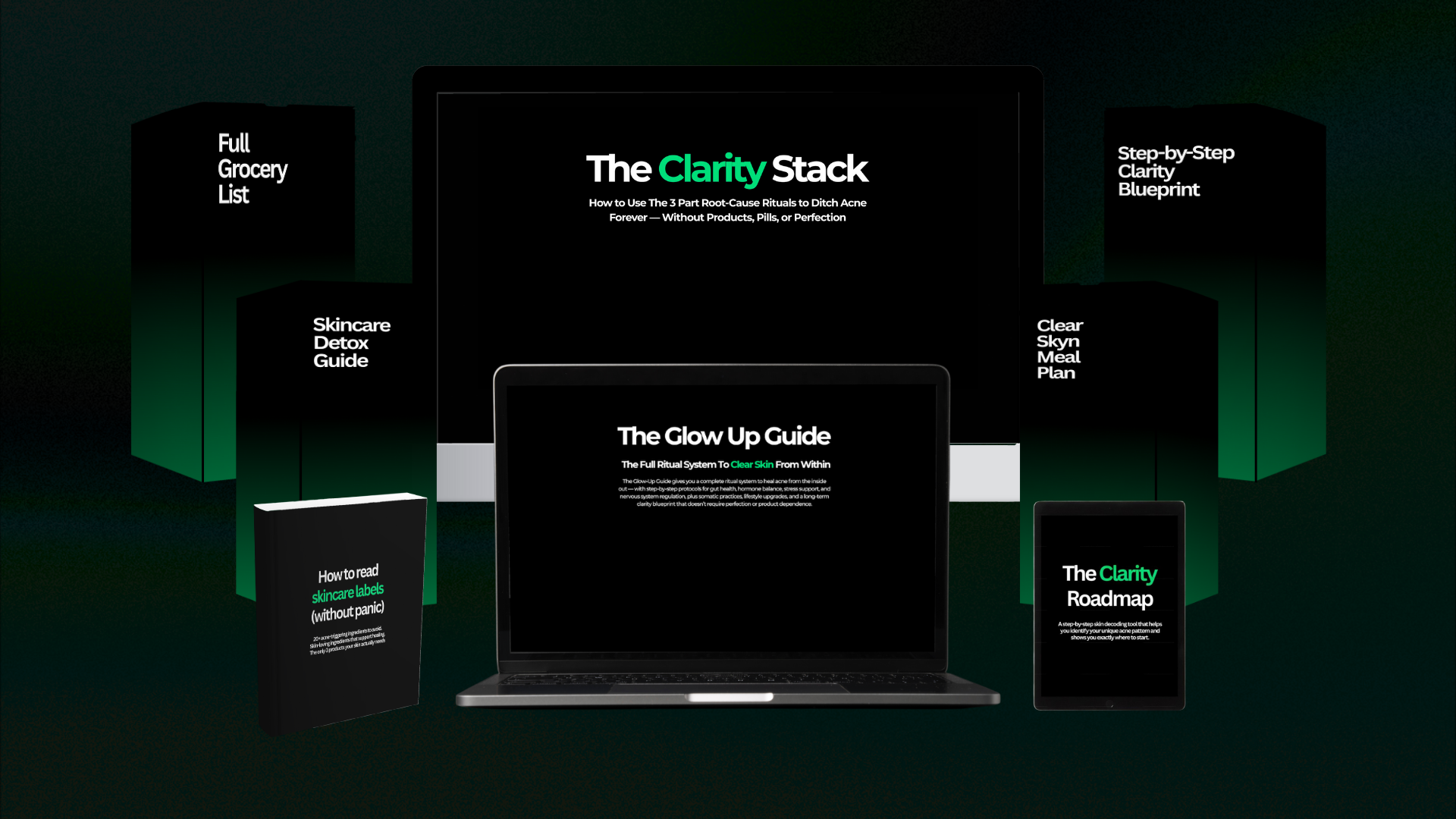The Clarity Stack - Digital skincare guides and meal plan
