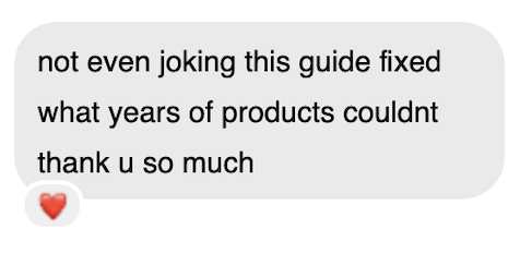 Customer testimonial